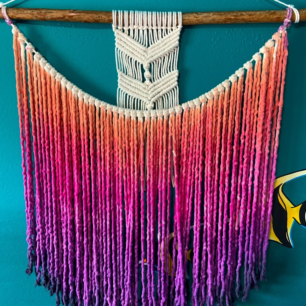 Handmade wall hanging